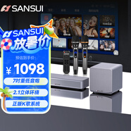 山水（SANSUI）家用回音壁SOUNDBAR電視音響家庭影院KTV套裝無線藍(lán)牙音箱卡拉OK低音炮K歌雙話筒 93S Pro