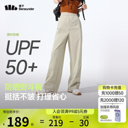蕉下（beneunder）速干直筒褲女士運動休閑長褲子通勤冰絲防曬褲DS849 25春夏新款