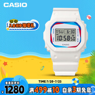 卡西歐（CASIO）手表男G-SHOCK小方塊運動學生電子日韓表送男友禮物DWE-5600PR-2