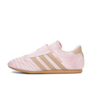 阿迪達(dá)斯 （adidas）女士板鞋休閑運(yùn)動鞋韓版潮流百搭防滑松緊系帶合成纖維人造革 PINK/BEIGE 38