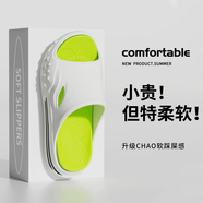 扁平足專用拖鞋足弓拖鞋男款夏新款扁平足支撐踩屎感防滑防臭室內(nèi) 熒光綠[可拆卸中墊]偏小一碼 36-37[標準碼]