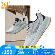 361度運動(dòng)鞋男鞋飛翼4夏季網(wǎng)面透氣緩震回彈慢跑鞋Q彈超科技跑步鞋 循環(huán)灰/淺煙綠【密網(wǎng)】 41