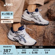 亞瑟士ASICS運動(dòng)休閑鞋男鞋女鞋情侶百搭運動(dòng)鞋復古跑鞋 GEL-170TR 白色/深藍色 43.5