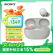 索尼（SONY）WF-1000XM5真無線藍牙降噪耳機 高清通話智能AI觸控面板 升級版隔音耳塞 防水降噪豆耳麥 鉑金銀