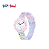 斯沃琪（Swatch）【京東奧萊】Flik Flak 飛菲 女生防水兒童手表 輝柏嘉聯(lián)名31.8mm