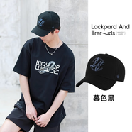 LACKPARD帽子男棒球帽春夏男女士硬頂鴨舌帽防曬太陽(yáng)四季戶外男帽遮陽(yáng)帽 暮色黑 均碼 56-59cm