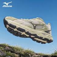 美津濃運動(dòng)鞋男鞋秋季RACER S網(wǎng)面透氣減震防滑休閑鞋女鞋通勤復古跑鞋 D1GH2235-15/西湖龍井 42 內長(cháng)270mm