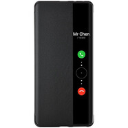 華為（HUAWEI）適用于華為Mate70Pro手機(jī)殼翻蓋mate70保護(hù)套新款素皮智能視窗mt7 智能視窗翻蓋皮套黑色原封盒裝 華為Mate70
