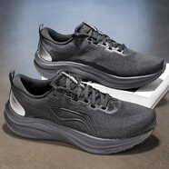 李寧（LI-NING）2025新款秋季赤兔8男款跑步鞋休閑輕便防滑減震網(wǎng)面透氣運動(dòng)跑鞋 赤兔8 男款 黑武士 42