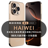 HAIWEI手機i16Pro Max新品智能1TB校園工作機驍龍處理器老年機老人拍照手機電競游戲學(xué)生大內存續航手機 鈦金色 16G+256G存儲