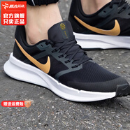 耐克（NIKE）男鞋 2025夏季新款RUN SWIFT 3運(yùn)動鞋跑鞋訓(xùn)練鞋緩震透氣跑步鞋 黑金-010 42