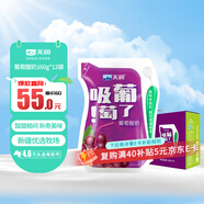 天潤(rùn)（TERUN）新疆特產(chǎn) 吸葡萄了風(fēng)味發(fā)酵乳酸奶酸牛奶 160g*12袋