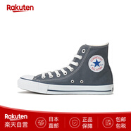 匡威（Converse）帆布運動板鞋 ALL STAR HI高幫休閑鞋 經典男女全明星 日本直郵 CH-炭灰色 24.5 （39）