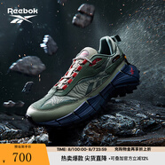 Reebok銳步官方24新品男女ZIG KINETICA 2.5 EDGE戶外跑步鞋 100074670 海底森林 42 (27cm),US:9