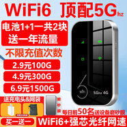 表鴿隨身wifi【送一年流量】移動(dòng)5Ghz無線wifi6【無需預(yù)存】免插卡無限流量網(wǎng)絡(luò)4網(wǎng)車載上網(wǎng)寶2025新款 【鉆石版5Ghz】多送1塊電池+八核網(wǎng)速暴漲