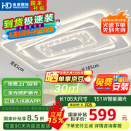 HD 全光譜LED智能AI語音吸頂燈 大客廳臥室餐廳全屋燈具【包安裝】