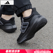 阿迪達(dá)斯 （adidas）男鞋 2025夏季新款運動休閑鞋輕質(zhì)透氣訓(xùn)練慢跑鞋舒適減震跑步鞋 HP5797/黑武士 41