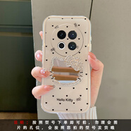 膜鹿堂適用魅族note16手機殼noto16pro鏡面meizu卡通立體水鉆蝴蝶結可愛(ài) 透明-白底愛(ài)心BL6146+KT貓鏡 魅族Note16