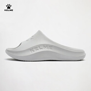 卡爾美（KELME）拖鞋男戶外健身運(yùn)動(dòng)拖鞋沙灘厚底情侶時(shí)尚涼拖 淺灰 41