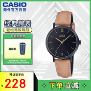 卡西歐（CASIO）大眾指針系列 時(shí)尚簡約指針系列女士手表女表 LTP-VT02BL-1AUDF