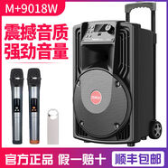 萬利達(dá)戶外音響音箱大功率拉桿K歌藍(lán)牙廣場(chǎng)舞帶高級(jí)話筒8/12/15寸 萬利達(dá)9018【8寸喇叭】 送原裝U段話筒2只