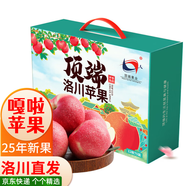 洛川蘋(píng)果陜西嘎啦蘋(píng)果2025年頭茬新果新鮮采摘現摘現發(fā)新鮮蘋(píng)果水果 12枚75mm禮盒裝