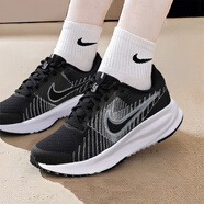 耐克（NIKE）運(yùn)動女鞋 2025新款夏季網(wǎng)面透氣慢跑鞋輕便休閑跑步鞋子 RUN DEFY/經(jīng)典黑白 38 內(nèi)長240mm