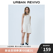 UR2025夏季新款女裝法式多系帶無(wú)袖連衣裙UYY750053