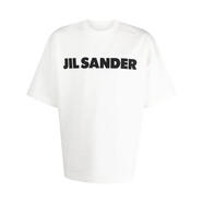 吉爾·桑達(dá)（Jil Sander）男士短袖休閑T恤透氣舒適百搭基礎(chǔ)款 白色 均碼 |L