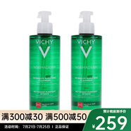 薇姿（VICHY）凈顏無瑕祛痘保濕潔面啫喱 洗面奶 清潔護膚品 潔面啫喱兩瓶 400ml