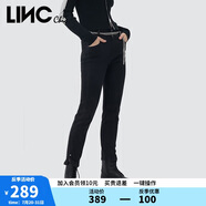 金羽杰薄牛仔褲女長款春秋季新款彈力黑色小腳褲顯瘦鉛筆褲子S223JE869