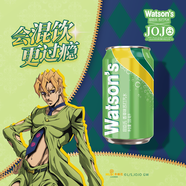 屈臣氏（Watsons）蘇打水香草味低糖0脂低卡氣泡飲料調(diào)酒330mL*24罐新老包裝隨機發(fā)