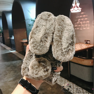 其他家秋冬毛絨兔子vivo s19手機保護殼x200pro手工x90粉色y300女y28/iq 粉色毛絨兔子 iQ eo6