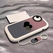 吟悅 適用蘋果8plus/7p手機(jī)殼 iPhone6/6Plus全包防摔ins風(fēng)文藝高級感7/8新款網(wǎng)紅硅膠軟殼暈染愛心女 【古董白】粉藍(lán)愛心-贈保護(hù)膜-送指環(huán)掛繩 蘋果 6