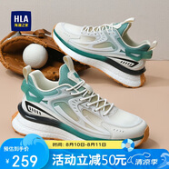 海瀾之家（HLA）運動男鞋夏季網面透氣輕便百搭休閑鞋子男HAAYDM1ACX0039 綠色39