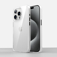 甲度【還原裸機】適用蘋果16pro手機殼高透iPhone16promax保護套透明Magsafe磁吸15plus硅膠全包保護殼 標準款【白色】高清透亮 | 還原裸機 iPhone 16 Pro Max