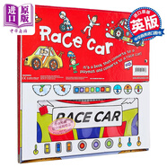 地板搭建書 賽車 Convertibles Racing Car 英文原版 兒童活動與玩具書 紙板書 親子互動游戲 進(jìn)口童書 適合2-6歲