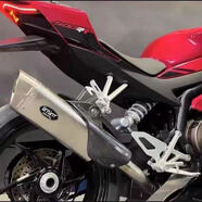 ISTUNT適用于張雪5000RR改裝瘋狂博士原廠外觀閥門(mén)排氣管 張雪500rr全段直上（天蝎尾段）