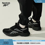 Reebok銳步官方24年新款男女PREMIER ROAD CN復(fù)古運(yùn)動休閑跑鞋 24FRC905U1GH1 黑色/銀色 40
