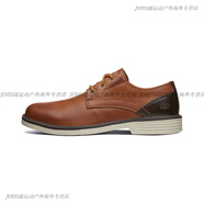 斯凱奇（Skechers）男子鞋子商務(wù)休閑皮鞋子 正裝綁帶紳士德比鞋子 白蘭地色66438-COG 40