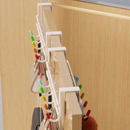 木格格雙面掛鉤宿舍門(mén)后免打孔彩色衣服掛衣架浴室衛生間墻上毛巾置物架 彩色掛鉤單邊款+雙邊款（組合裝