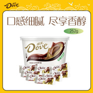 德芙（Dove）絲滑牛奶巧克力 碗裝18粒252g 休閑零食 糖果 生日禮物 送禮