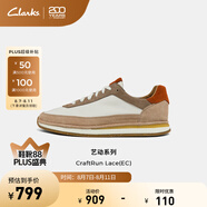 Clarks其樂(lè)復(fù)古時(shí)尚潮流運(yùn)動(dòng)男鞋舒適板鞋休閑跑鞋情侶男士休閑鞋 暗橘色（建議拍大半碼） 41