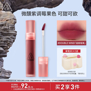 3CE水霧唇露霧玫色DOUBLEWIND煙熏莓果唇釉口紅生日禮物送女友