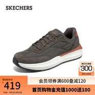 斯凱奇（Skechers）阿甘鞋戶外運(yùn)動(dòng)休閑鞋舒適厚底緩震男鞋210613 橄欖綠/OLV 41