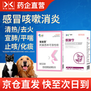 河欣寵物阿莫西林粉貓咪消炎抗菌感冒咳嗽狗狗尿道膀胱腸胃口炎寵炎靈 阿莫西林+麻杏石甘（消炎止咳）