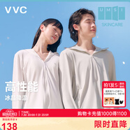 VVC防曬衣女夏季新款防紫外線寬松短款外套時尚洋氣外套 雪山白 M 