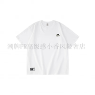 CHCrayon Shinchan蠟筆小新印花休閑寬松圓領(lǐng)滿天星短袖T恤男女同款 白色 M
