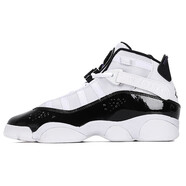 耐克（NIKE）大童鞋Air Jordan 6 AJ6 六連冠外場實戰(zhàn)透氣運動鞋青少年籃球鞋 323419-104 35.5