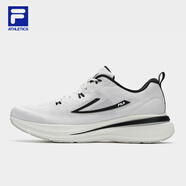 斐樂(lè)（FILA）柔云1+情侶跑鞋2025透氣運(yùn)動(dòng)鞋男鞋體測(cè)跑步鞋 【男】白中白-BA 39